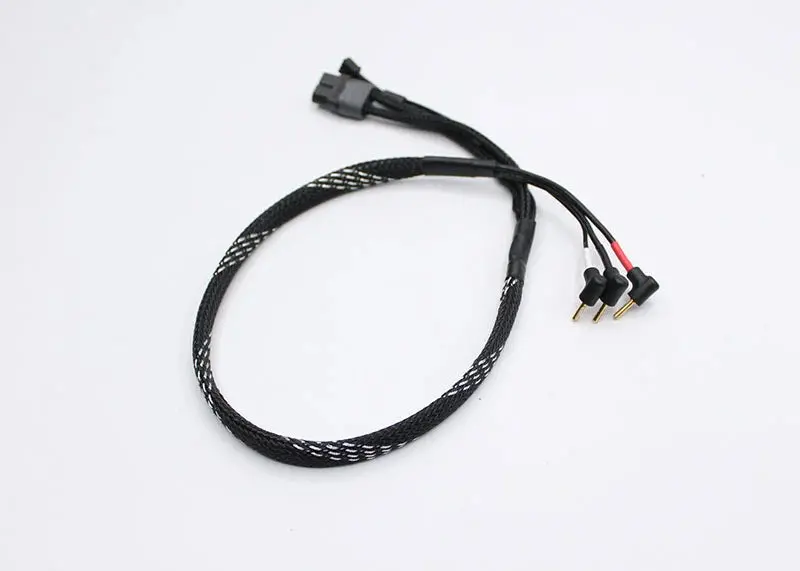Reflex Racing: Rre016 2Mm Bullet To Xt60 Charging Cable (Silver & Black) 1