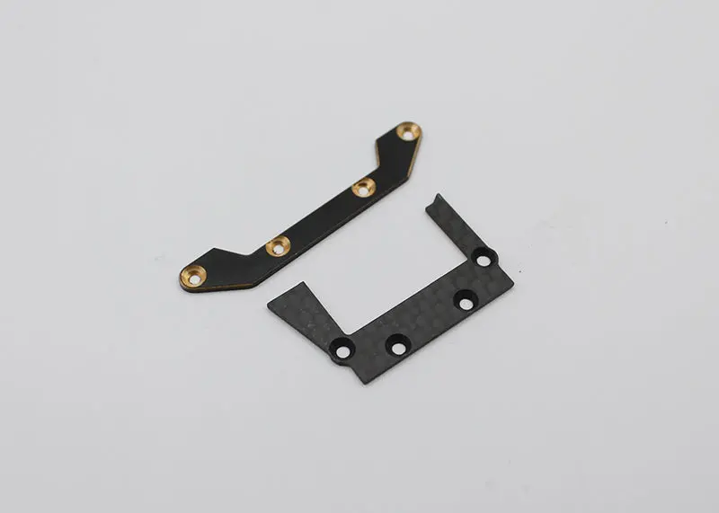 Reflex Racing: Rx28a-01 Optional Rear Brass/Cf Lower Pod Plate 1