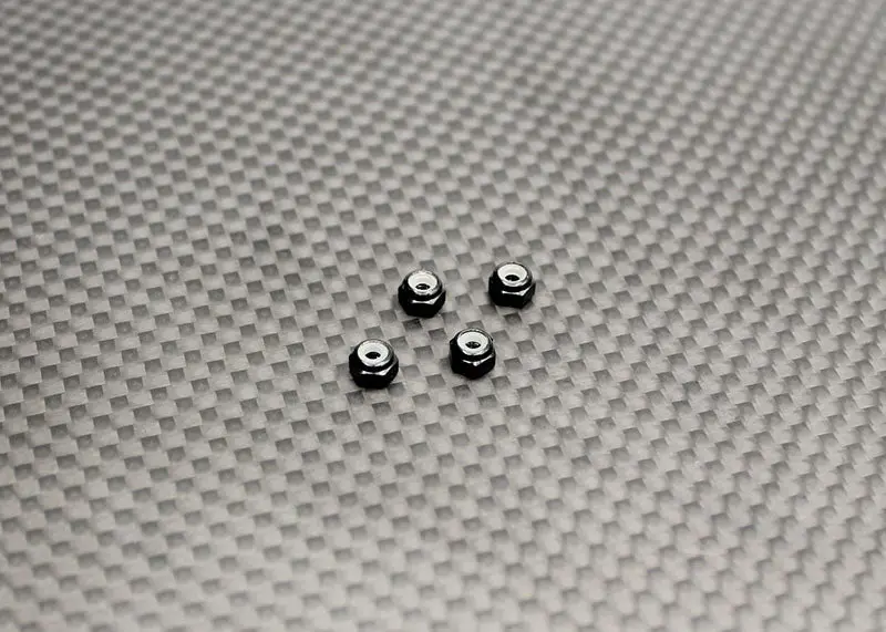 Reflex Racing: Rx525 Aluminum Wheel Nuts (Black) 1