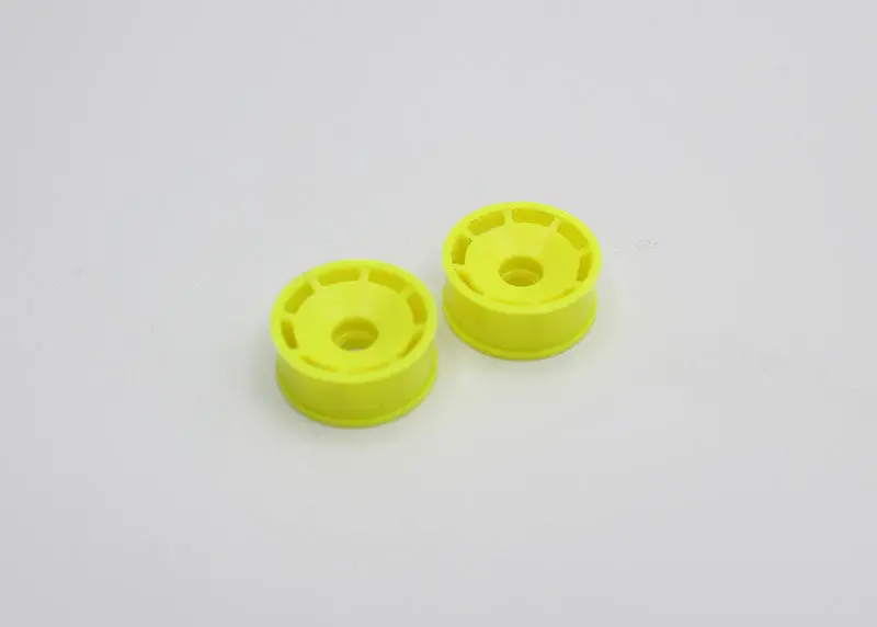 Reflex Racing: Rx600f0y Yellow Speed Dish Front Wheel 0 Offset 1