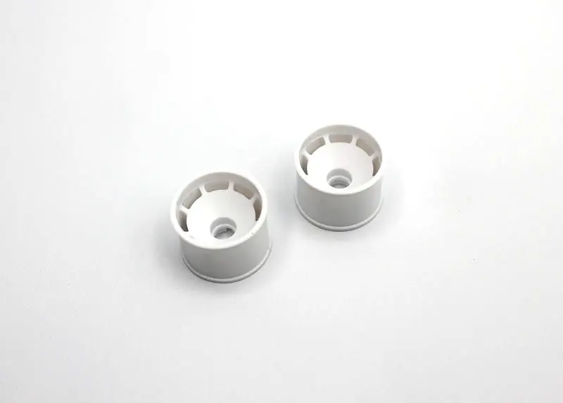 Reflex Racing: Rx600r14w White Speed Dish Rear Wheel 14Mm 1