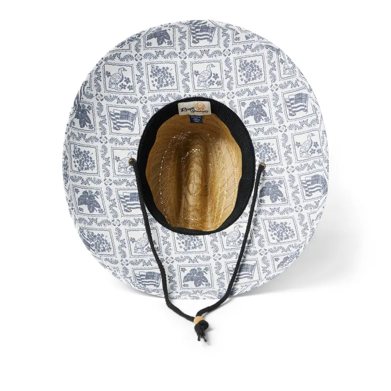 Reyn Spooner Lahaina Sailor Straw Hat- White 2