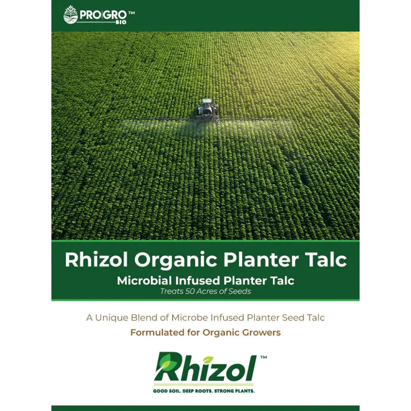 Rhizol Organic - Microbial Infused Planter Talc (50 Acre Container) 1