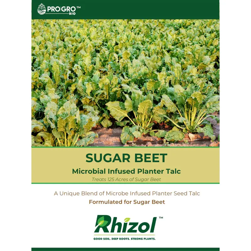 Rhizol Sugar Beet - Microbial Infused Planter Talc (160 Acre Container) 1