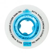 Ricta Chrome Clouds Skate Wheels Blue 56/78 1
