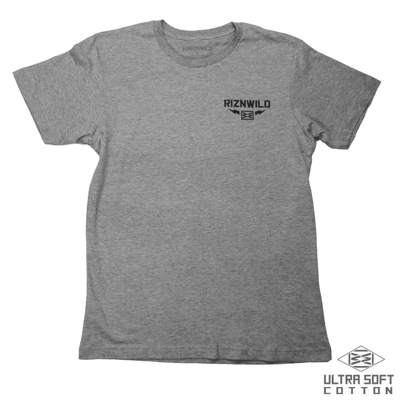 Riznwild Thunder Mens Ultra Soft Tee Ath Heather 1