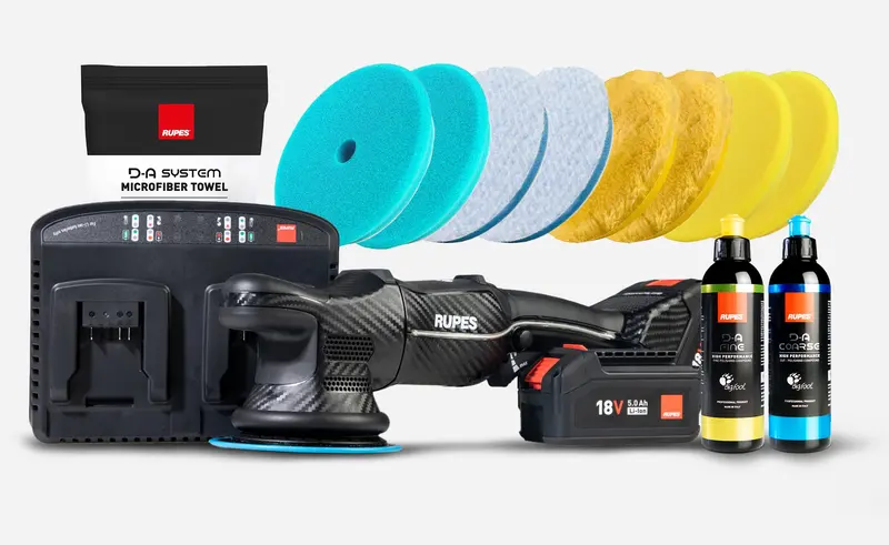 Rupes Hlr15 Bigfoot Ibrid Polisher Kit 1