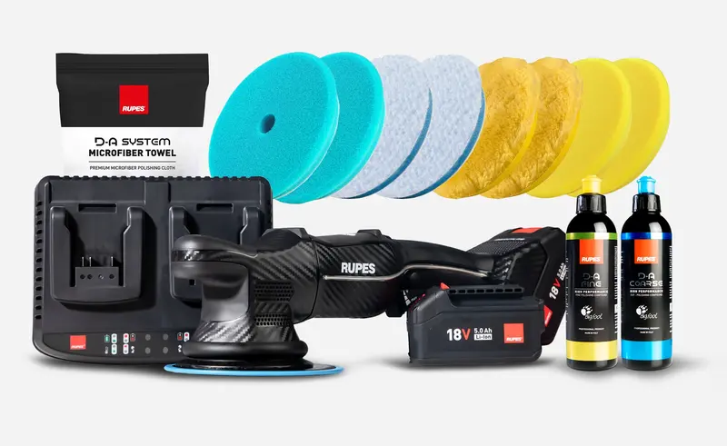 Rupes Hlr21 Bigfoot Ibrid Polisher Kit 1