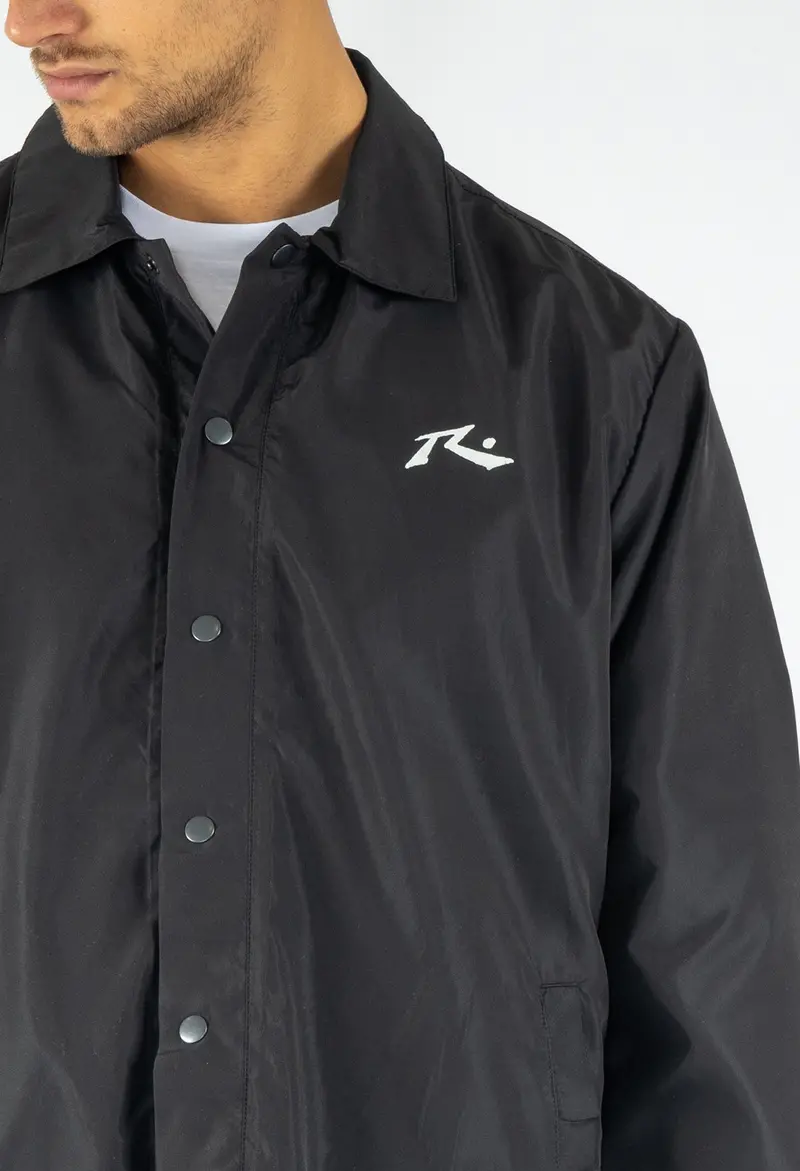 Rusty Base Coaches Jacket - Black 2