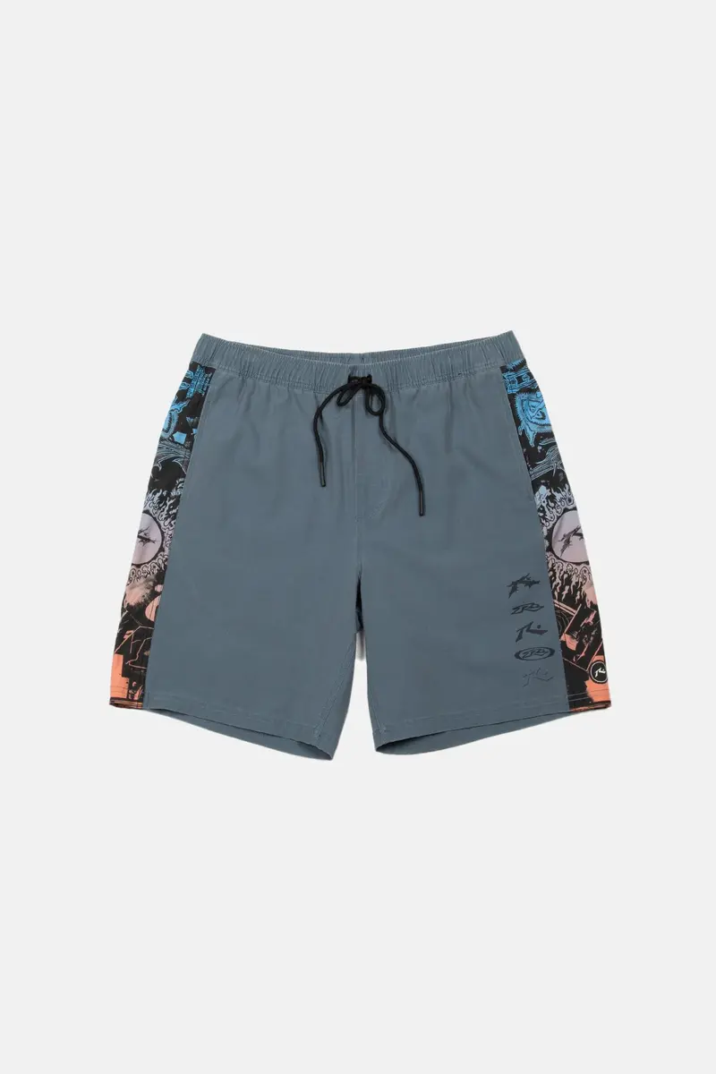 Rusty Lot And Tabouli Elastic Boardshorts 1