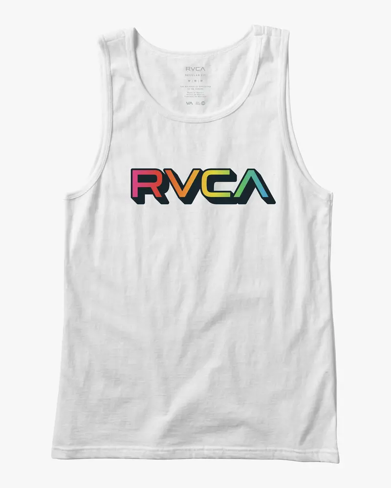 Rvca Big Gradient Tank White 1