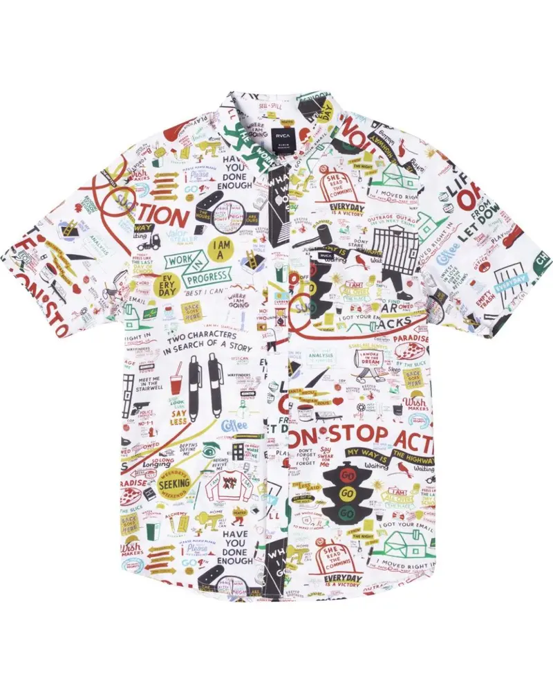 Rvca Espo S/S Button Up 1