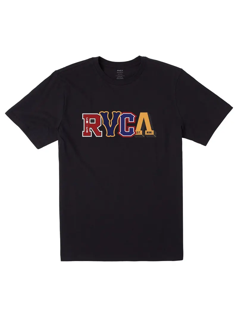 Rvca Letterman Tee 1
