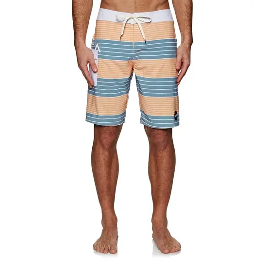 Rvca Uncivil Stripe Trunk Boardshort 1