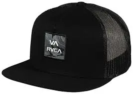Rvca Va All The Way Print Patch Trucker Hat 1