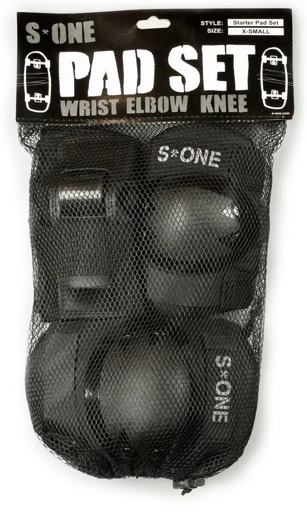 S1 Starter Skateboard Pad Set Knee / Elbow / Wrist 1