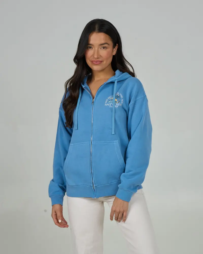 Salty Crew Surf Club Womens Zip Hoody 1