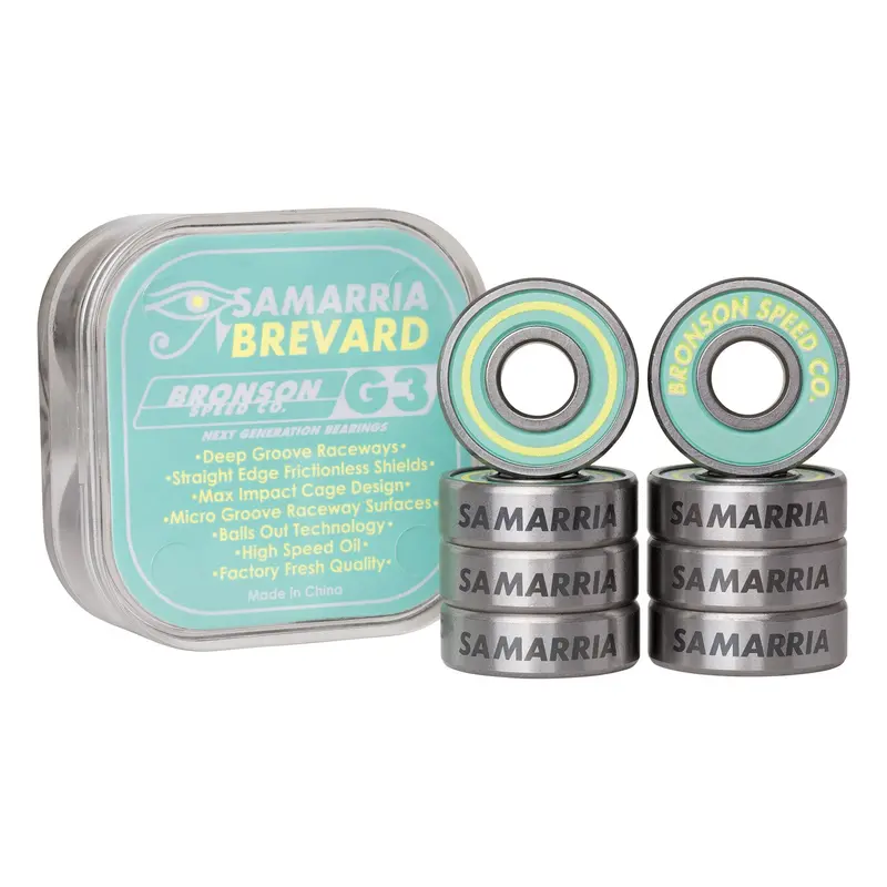 Samarria Brevard G3 Bronson Skateboard Bearings 1