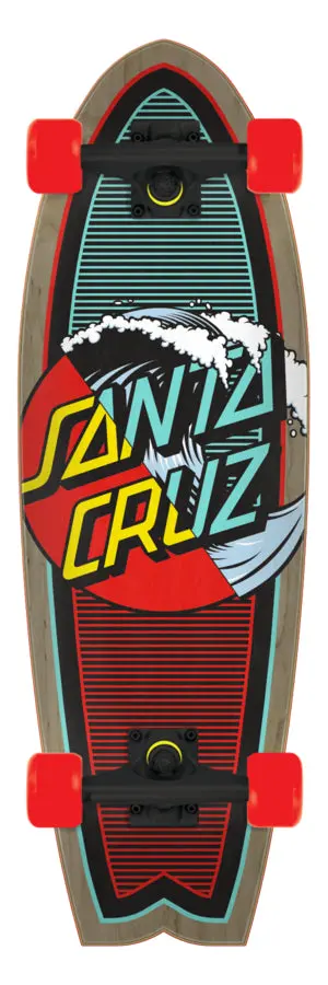 Santa Cruz Classic Wave Splice 8In Cruiser Complete 1