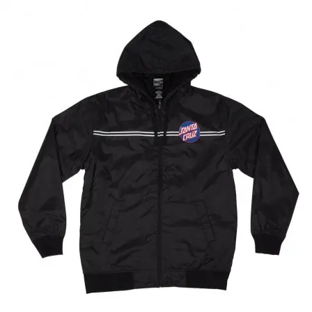 Santa Cruz Dot Hooded Windbreaker Jacket 1