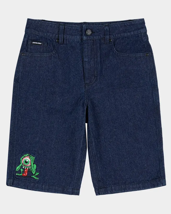 Santa Cruz Eyegore Boys Jean Short 1