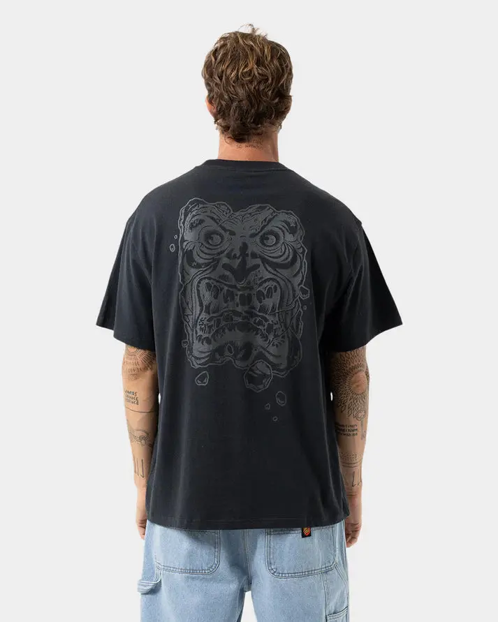 Santa Cruz Os Roskopp Destruct Face Mono Tee 1