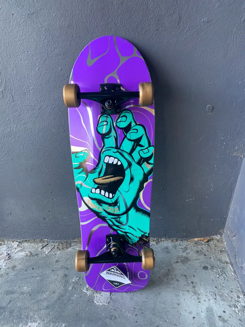 Santa Cruz Screaming Hand Ooze  Cruiser 9.7" X 31.7" 1