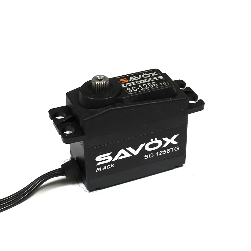 Savox - Sc-1256Tg-Be - Black Edition Standard Size Coreless Digital Servo 0.15Sec / 277Oz @ 6V 1