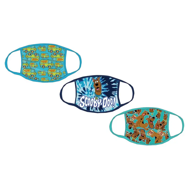 Scooby-Doo Face Mask 3-Pack 1