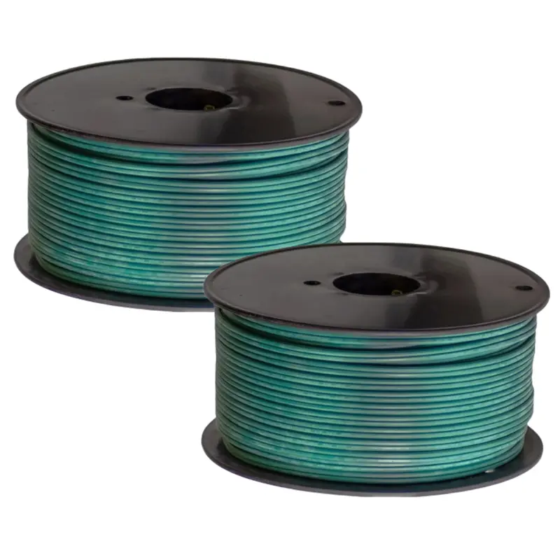 Seasonal Source - Blank Green Wire 500' (2 Rolls 250', No Sockets, Spt-1) - Wire0250-Grn 1