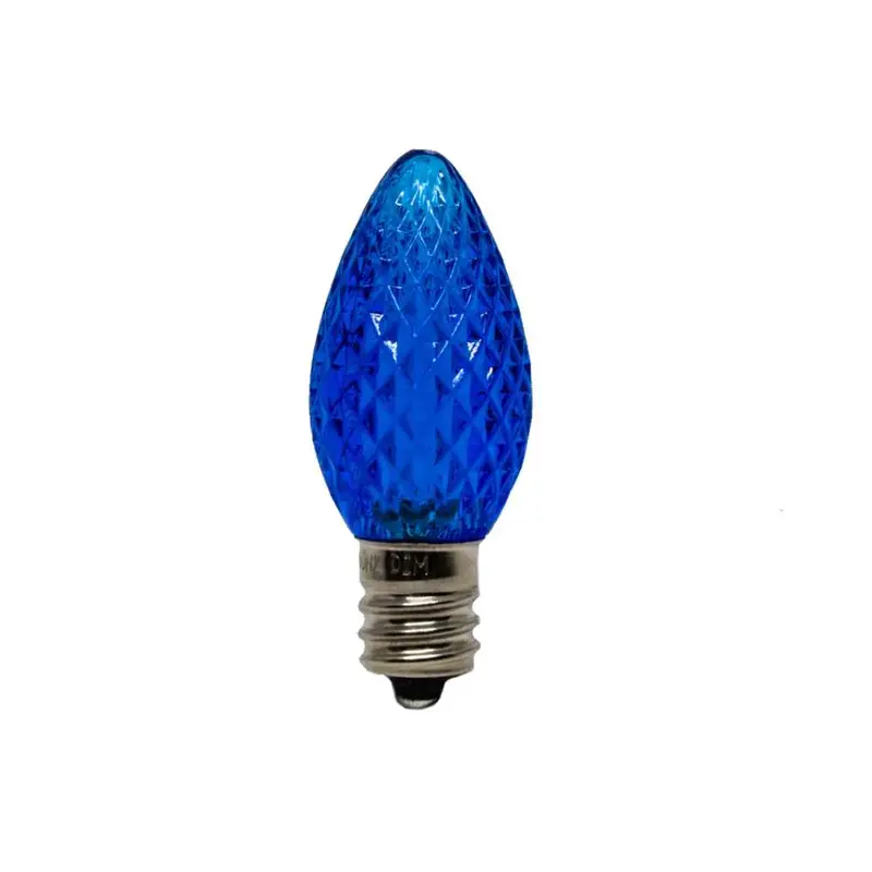 Seasonal Source - C7 Led Smd Blue Retrofit Bulb (Pack Of 25) - Led-C7-Blu-Smd 1
