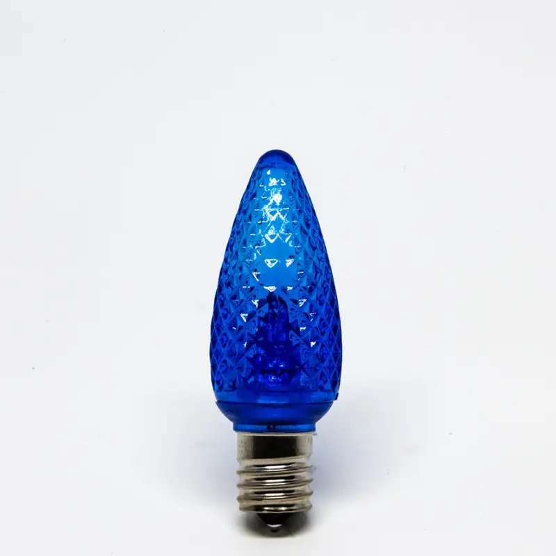 Seasonal Source - C9 Led Smd Blue Retrofit Bulb (Pack Of 25) - Led-C9-Blu-Smd 1