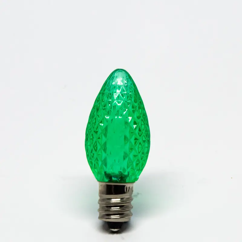Seasonal Source - C9 Led Smd Green Retrofit Bulb (Pack Of 25) - Led-C9-Grn-Smd 1