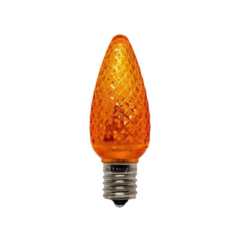 Seasonal Source - C9 Led Smd Orange Retrofit Bulb (Pack Of 25) - Led-C9-Org-Smd 1