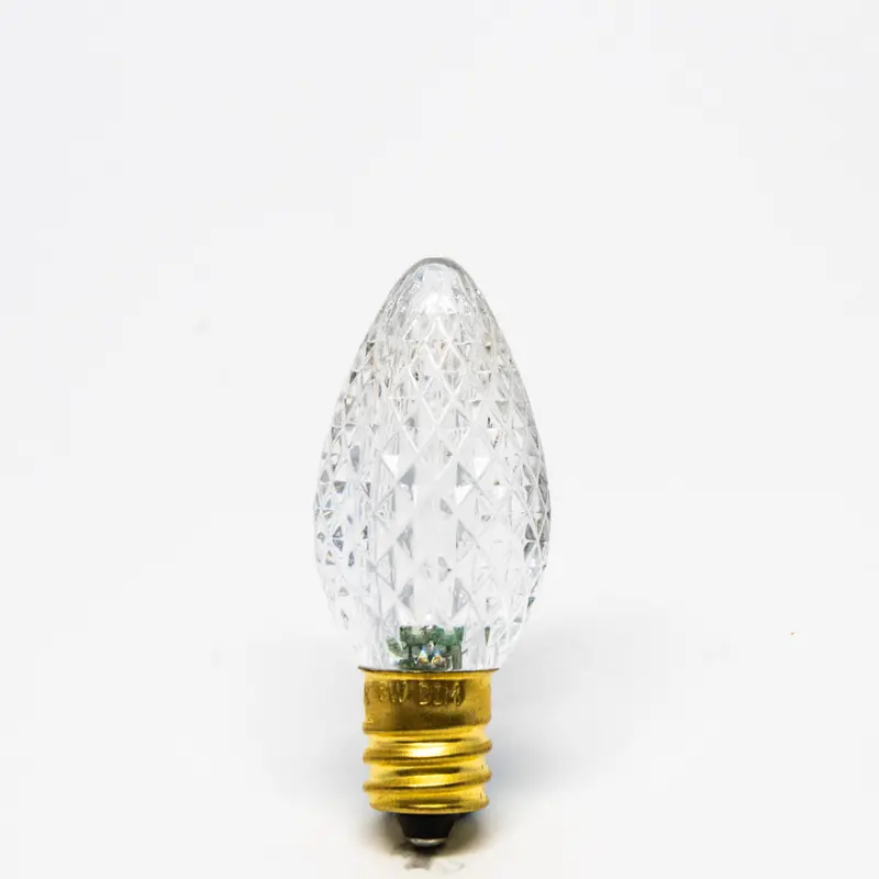 Seasonal Source - C9 Led Smd Pure White Retrofit Bulb (Pack Of 25) - Led-C9-Pw-Smd 1