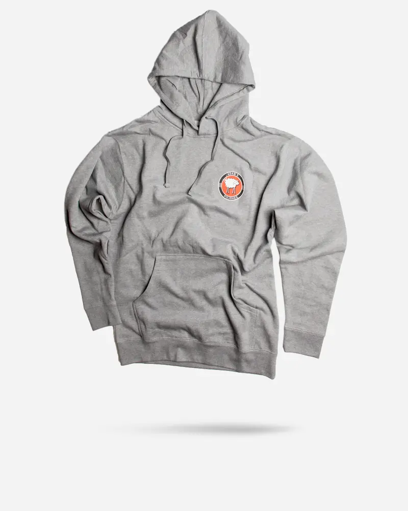 Sheepey Race X Adam's Polishes Grey Hoodie 1