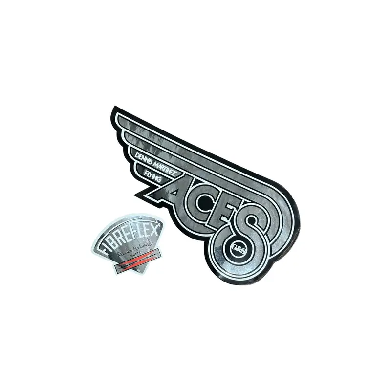 Signature Dennis Martinez Fibreflex Flying Aces Sticker Set 1