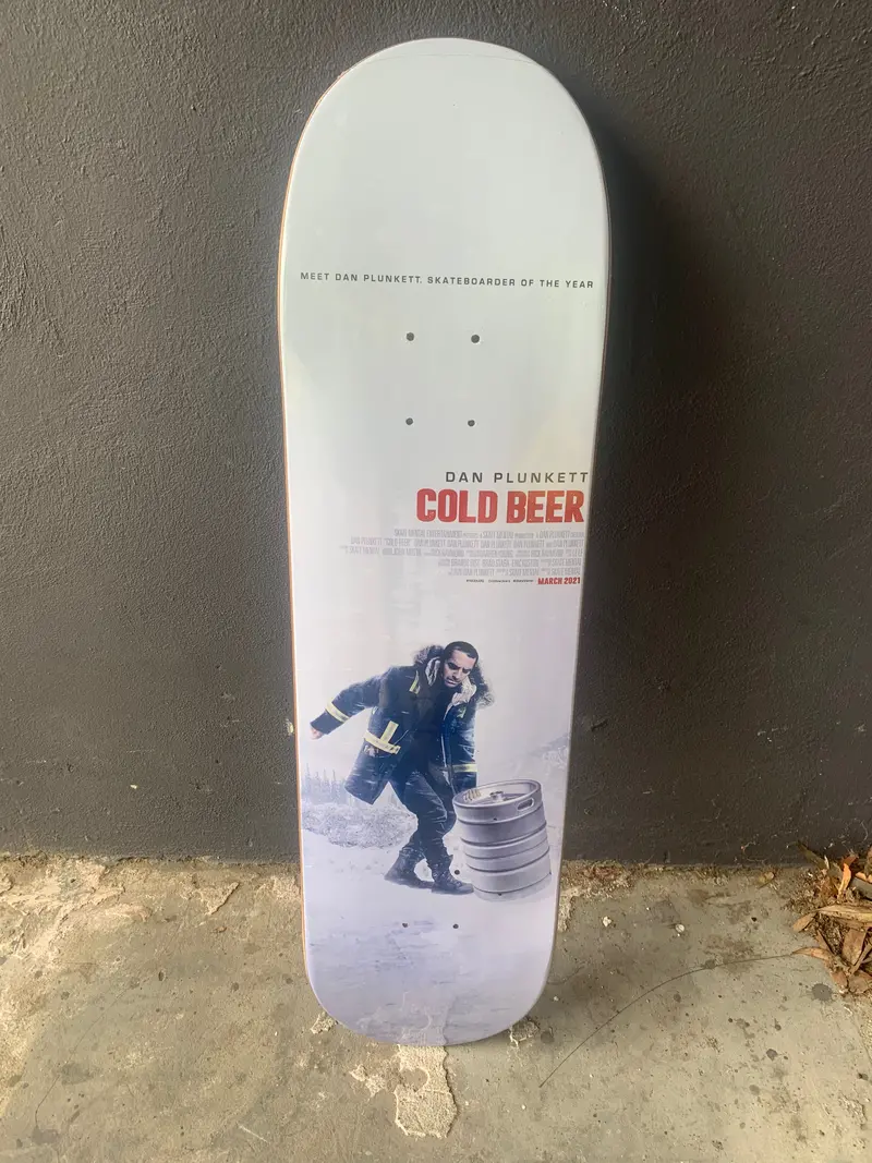 Skate Mental Plunkett Cold Beer 8.25” 1