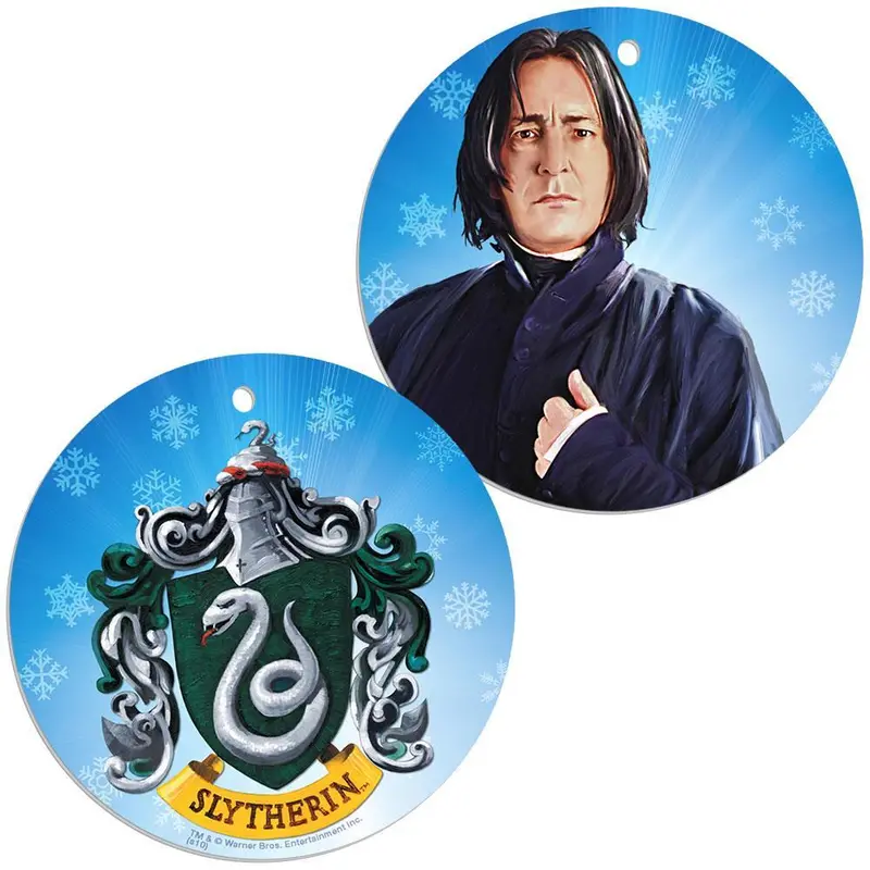 Slytherin Crest And Severus Snape Ornament 1