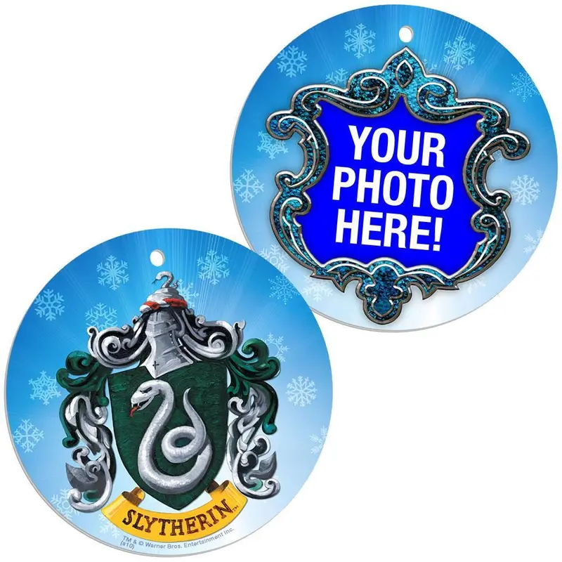 Slytherin Crest Personalized Ornament 1