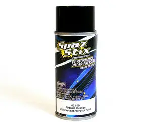 Spaz Stix Fireball Orange Fluorescent Aerosol Paint 3.5Oz - Szx02109 1