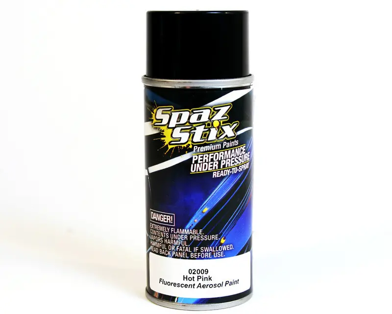 Spaz Stix Hot Pink Fluorescent Aerosol Paint 3.5Oz - Szx02009 1