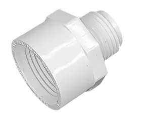 Spears - 3/4'' Fpt X 1/2'' Mpt Pvc Sch 40 Male Adapter - 446-074 2