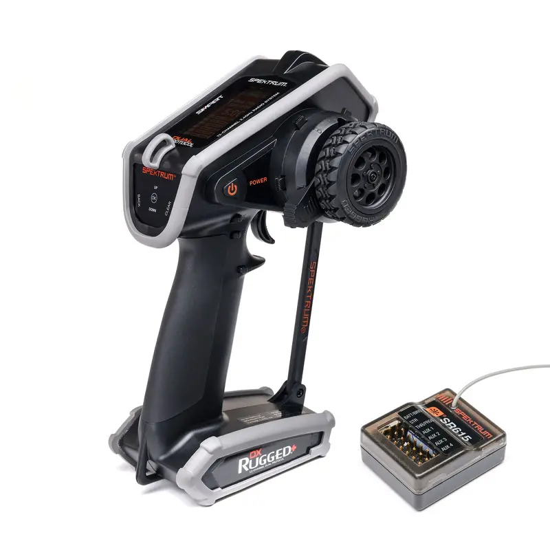 Spektrum: Dx Rugged+ 12-Channel Dsmr+ Transmitter With Sr615 Receiver 1