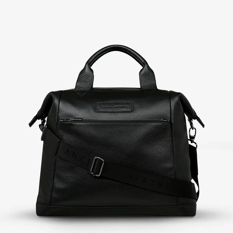 Status Anxiety Comes In Waves Bag - Black 1