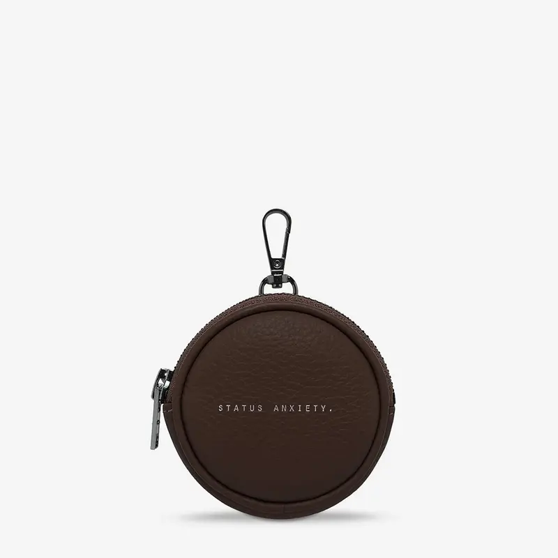 Status Anxiety Go With Me Leather Pouch - Cocoa 1