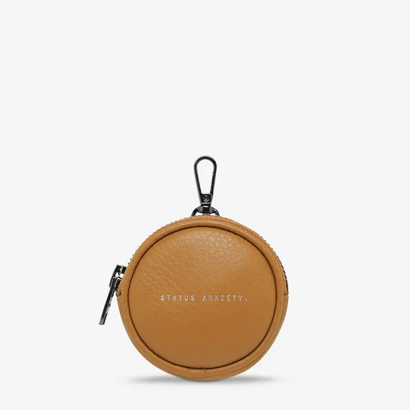 Status Anxiety Go With Me Leather Pouch - Tan 1