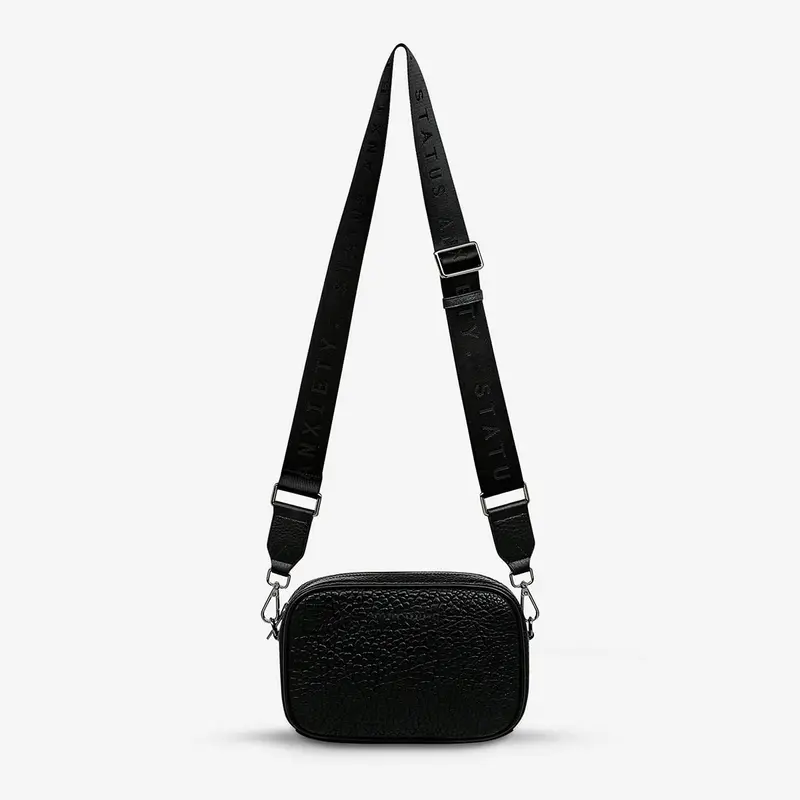 Status Anxiety Plunder With Webbed Strap Bag - Black Bubble 1