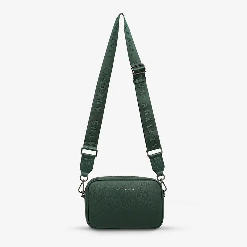 Status Anxiety Plunder With Webbed Strap Bag - Green 1