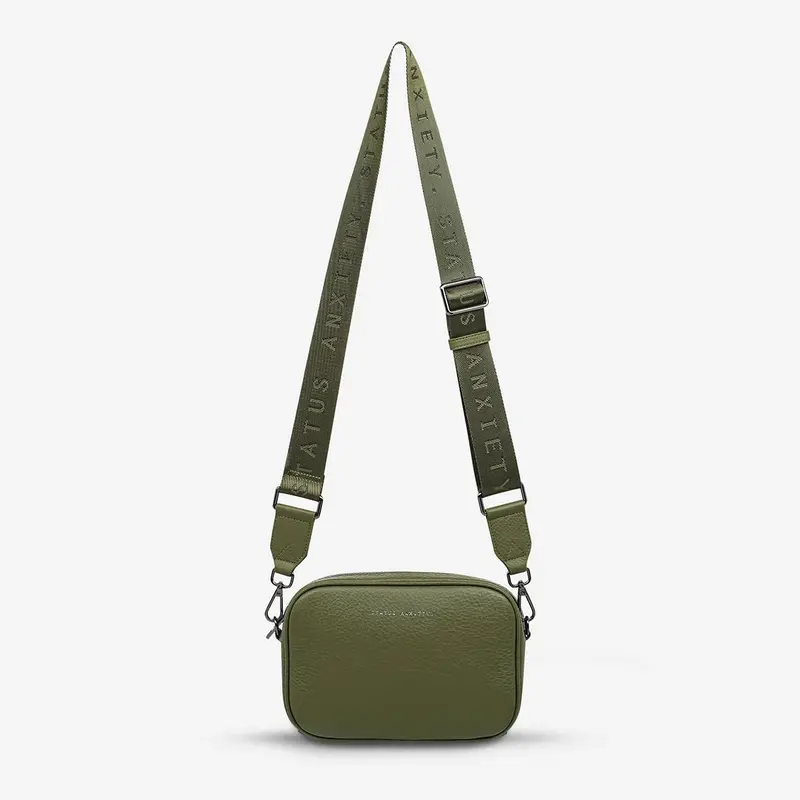 Status Anxiety Plunder With Webbed Strap Bag - Khaki 1